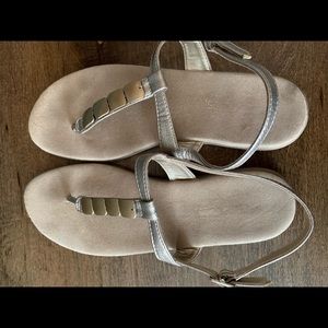 Aerosoles Gold Sandals